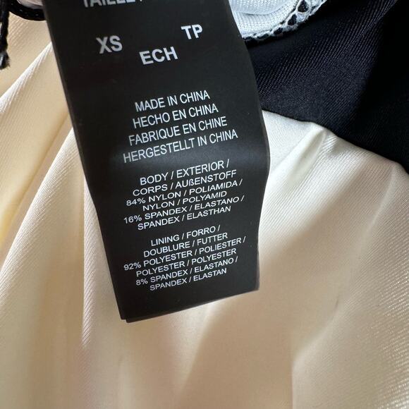 NEW PROENZA SCHOULER Colorblock Bralette Highwaist Bikini Swim Black Cream XS - Picture 12 of 13